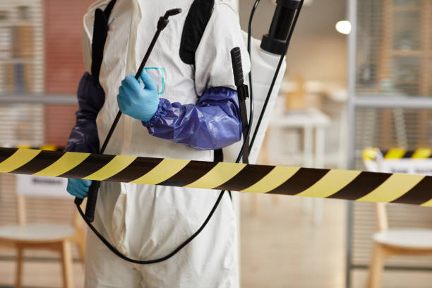 Professional Biohazard technician working in Clayton, MO